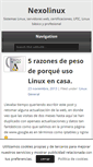 Mobile Screenshot of nexolinux.com
